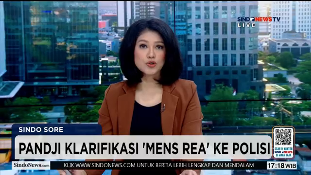 Pandji Pragiwaksono Akhirnya Klarifikasi Kasus  Mens Rea  Di Polda   Sindo Sore   08 02