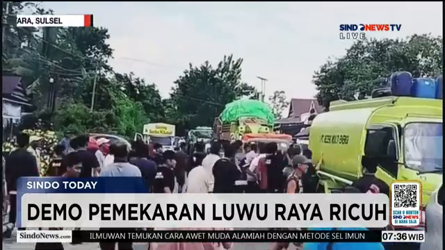 Demo Pemekaran Luwu Raya Berujung Ricuh  Jalan Lumpuh 8 Jam  Sopir Dan Mahasiswa Bentrok   Today