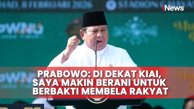 Prabowo  Di Dekat Kiai  Saya Makin Berani Untuk Berbakti Membela Rakyat   Inews Terkini