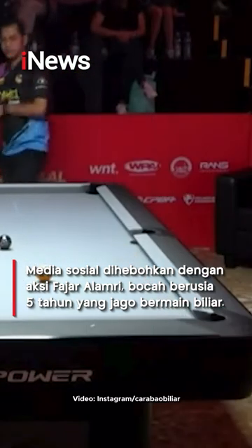 Aksi Bocah 5 Tahun Asal Sulawesi Tampil Di Turnamen Biliar Internasional