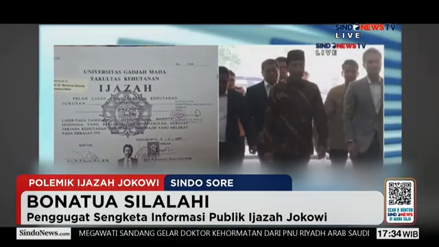 Bonatua Bongkar Salinan Ijazah Jokowi Tanpa Sensor Dari Kpu Ri   Sindo Sore   10 02