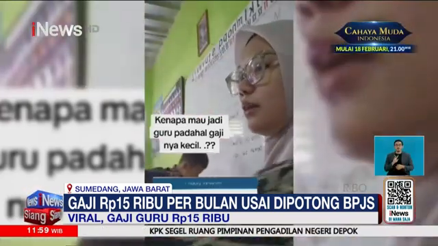 Miris  Gaji Guru Pppk Rp15 Ribu Per Bulan Viral Di Media Sosial   Inews Siang 7 2.