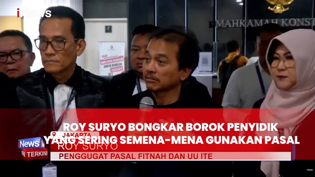 Di Depan Mk  Roy Suryo Bongkar Borok Penyidik Yang Sering Semena-Mena Gunakan Pasal   Inews Terkini