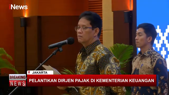  Breaking News - Kementerian Keuangan Gelar Pelantikan Dirjen Pajak Baru (06 02).