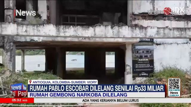Rumah Gembong Narkoba Pablo Escobar Dilelang Rp33 Miliar   Idxc Update.