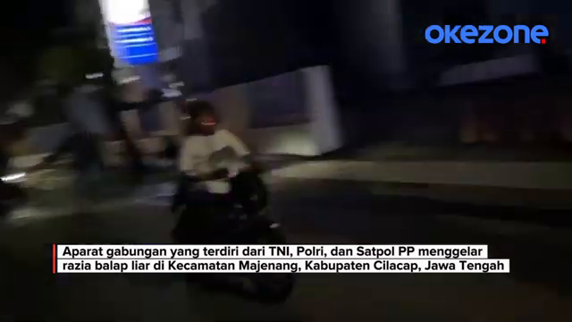 Grebek Balap Liar Di Cilacap  Puluhan Motor Disita  Pelajar Dihukum Tuntun Motor