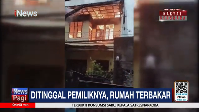 Rumah Terbakar Di Bekasi Saat Ditinggal Pemilik  Diduga Akibat Korsleting   Inews Pagi 10 2