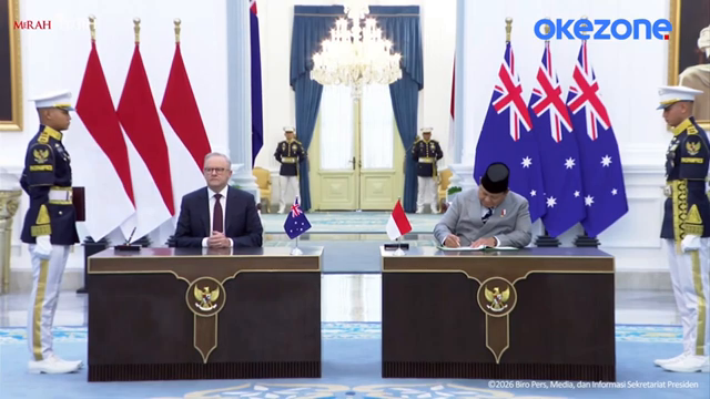 Prabowo Dan Albanese Teken Traktat Keamanan Bersama Indonesia-Australia   Snapnews.
