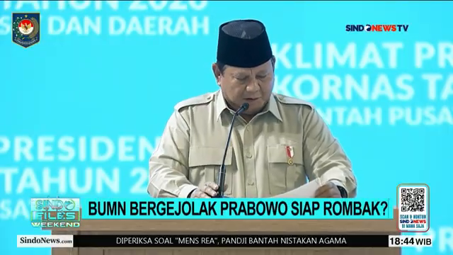 Bumn Bergejolak  Apakah Prabowo Siap Tindak Dengan Rombakan    Sindo Files Weekend   07 02