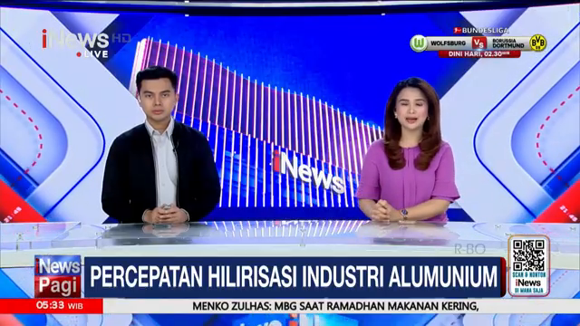 Percepat Hilirisasi Aluminium  Mind Id Resmi Mulai Proyek Hilirisasi Bauksit   Inews Pagi 7 2.