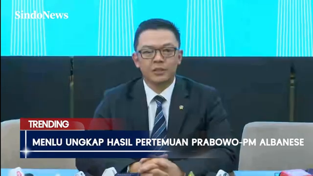 Menlu Sugiono Ungkap Hasil Pertemuan Presiden Prabowo Dengan Pm Albanese   Sindo Trending.