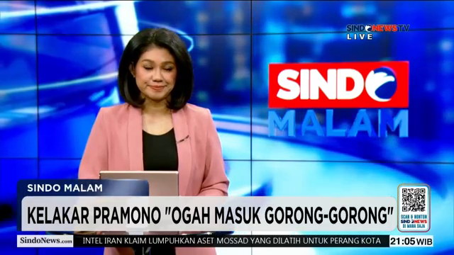 Gelar Jakarta Bersih  Kelakar Pramono  Ogah Masuk Gorong-Gorong    Sindo Malam   09 02