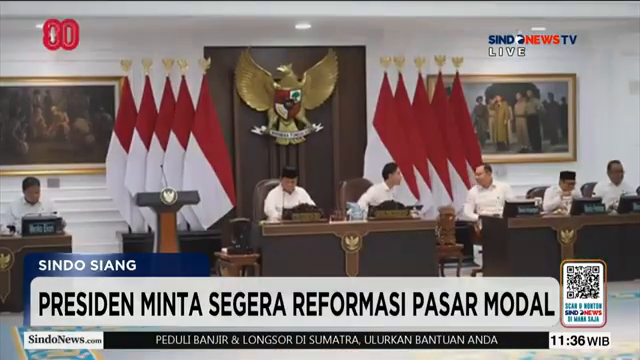 Presiden Minta Segera Reformasi Pasar Modal  Jaga Stabilitas Keuangan   Sindo Siang   09 02