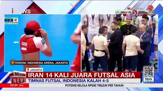 Timnas Futsal Indonesia Kalah Dramatis 4-5 Dari Iran Lewat Adu Penalti    Idxc Update