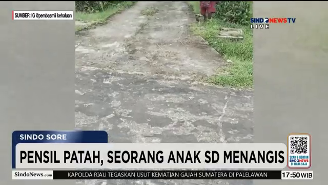 Tangis Pecah Bocah Papua Gara-Gara Pensil Patah  Alasan Di Baliknya Bikin Hati Teriris   Sindo Sore