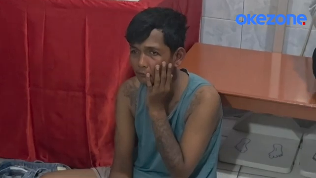 Kepergok Mencuri Laptop Warga  Pria Bertato Ini Menangis Saat Diamankan Polisi