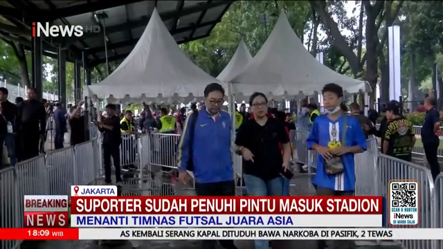 Ribuan Suporter Padati Jelang Final Timnas Futsal Indonesia Vs Iran   Breaking News 7 2.