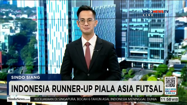 Indonesia Runner-Up Piala Asia Futsal  Yogi Berikan Medali Untuk Sang Ibu   Sindo Siang   09 02