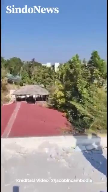 Kondisi Terkini Kk Park Myawaddy  Bangunan Hancur Bak Kota Hantu.