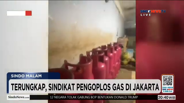 Terungkap  Sindikat Pengoplos Gas Di Jakarta  Tabung Subsidi Dioplos Ke Tabung 12 Kg   Sindo Malam