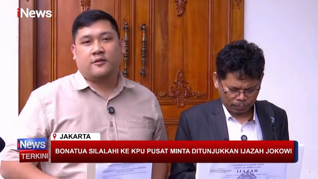 Kpu Ri Akhirnya Tunjukkan Ijazah Jokowi Yang Dipakai Maju Capres 2014 Dan 2019   Inews Terkini