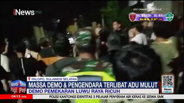 Ricuh Unjuk Rasa Pemekaran Luwu Raya Di 3 Lokasi   Inews Pagi (09 02)