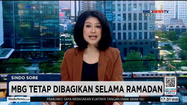 Makan Bergizi Gratis Tetap Cair Saat Ramadhan  Jam Distribusi Diubah   Sindo Sore   08 02