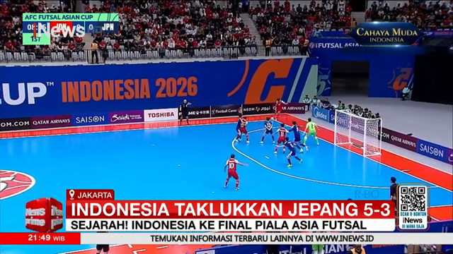 Sejarah  Indonesia Ke Final Piala Asia Futsal 2026 Singkirkan Jepang   Inews Prime (05 02).