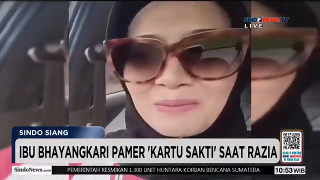 Pamer Kartu Sakti Saat Razia  Ibu Bhayangkari  Membuat Video Permintaan Maaf   Sindo Siang   08 02