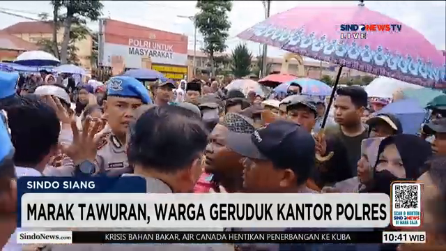 Marak Tawuran Hampir Tiap Hari  Warga Geruduk Kantor Polres Di Medan   Sindo Siang   10 02