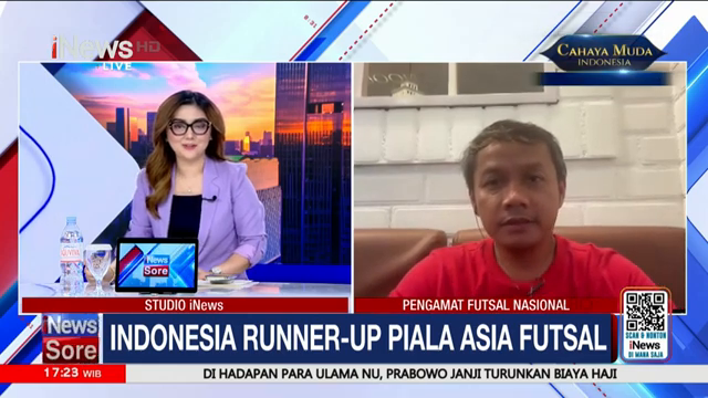Indonesia Runner-Up Piala Asia Futsal  Prestasi Terbaik Futsal Indonesia   Inews Sore (08 02)