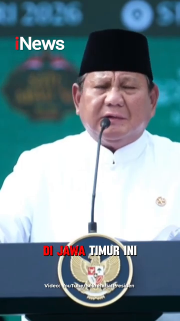 Teladani Gus Dur  Presiden Prabowo Puji Nu Selalu Menjaga Kedamaian
