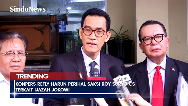 Konpers Refly Harun Perihal Saksi Roy Suryo Cs Terkait Ijazah Jokowi   Sindo Trending