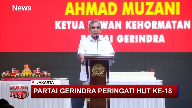  Breaking News - Dirgahayu Partai Gerindra Ke 18  Kompak  Bergerak  Berdampak (06 02).