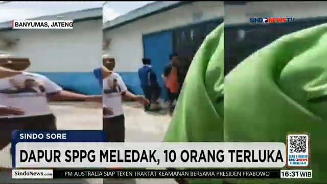 Sppg Meledak Di Banyumas  10 Orang Terluka  Detik-Detik Warga Panik   Sindo Sore   06 02.
