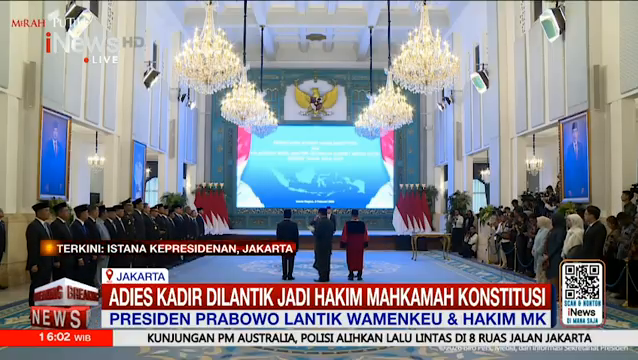 Presiden Prabowo Lantik Juda Agung Jadi Wamenkeu  Gantikan Thomas Djiwandono   Breaking News.