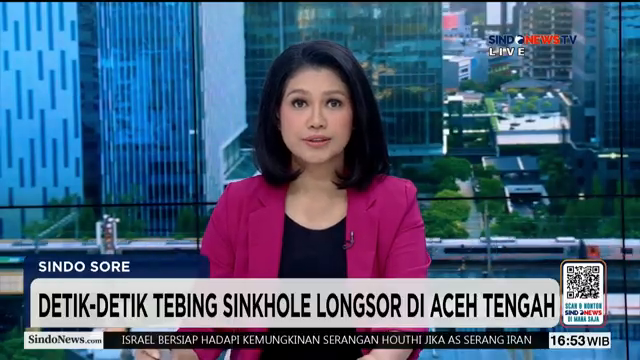 Detik-Detik Sinkhole Di Tebing Aceh Tengah Longsor Saat Kunjungan Menteri Pupr   Sindo Sore   07 02