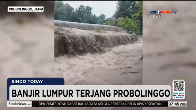 Hujan Deras Di Puncak Bromo Picu Banjir Lumpur  Tiga Desa Di Probolinggo Terdampak   Sindo Today